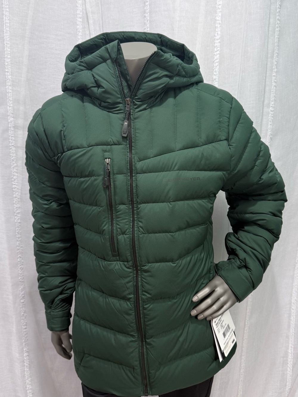 Obermeyer Klaus Down Hoody in Night Ops Green